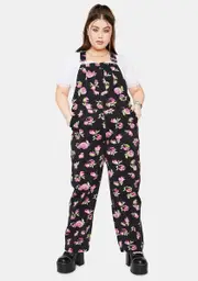 [dELiA*s by Dolls Kill] She's Lost In Yesterday Floral Overalls