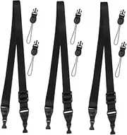 [BRIGHTFUFU] 3Pcs Adjustable Laptop Bag Strap Lightweight Crossbody Harness with Buckle for Easy Carrying for Messenger Bags Cameras and More
