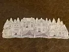 LACE Table Runner White Neighborhood of cottages (Heritage?)
