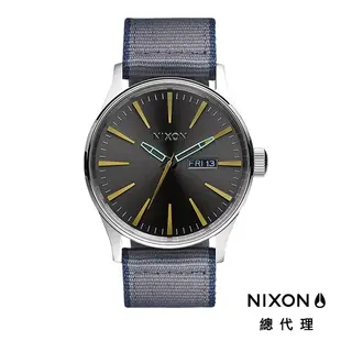 NIXON SENTRY 單寧藍 藍色 尼龍錶帶 帆布錶帶 皮錶帶 男錶 女錶 手錶 穿搭 A105-2068