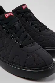 Runner K21 Black textile sneakers for women