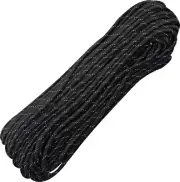 Marbles Parachute Cord Black 100 ft 7 strand 550lbs 1059h