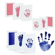 Baby Keepsake Inkless Hand and Foot Print Kit Wipe Pet Newborn Christening Gift