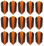 5 Sets Harrows Quantum 100 Micron Slim Dart Flights - Ships w/ Tracking - Orange
