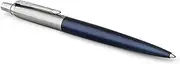 PARKER 1953186 Retractable Jotter Chrome Trim Ballpoint Pen, Royal Blue, (14927)