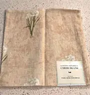 NEW Vintage Set of 4 Narcissus Cloth Napkins Cheri Blum