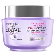 L'Oreal Paris, Hair Mask, Moisturising & Plumping, Elvive Hyaluron Plump Moisture Mask, 300ml