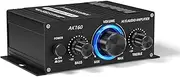 Bluetooth 5.0 Stereo Power Amplifier, Clear Sound Quality Power Amplifier with Control Panel, Independent Tone Control, for Home Outdoor Car