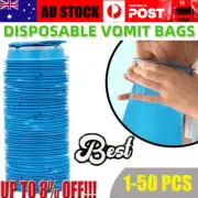 Disposable Vomit Bags Sickness Travel Plane Motion Car Bus Sea Sick Sealable NFV
