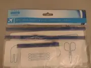 3 Pc Sealable Travel Storage Bags