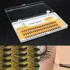 Thick Long Soft Faux Mink Hair Individual Eye Lashes C Curl False Eyelashes