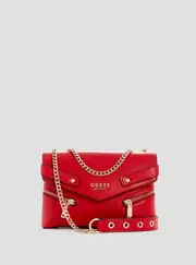 GUESS Women's Red Trissa Crossbody Bag