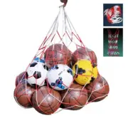7-10 Balls Carry Bag Mesh Net Basketball Football Volleyball Storage Bag Holder