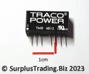 TRACO TMR 4812 2W Isolated DC-DC Converter, Vin 36 - 75 V dc, Vout 12V dc, 165mA