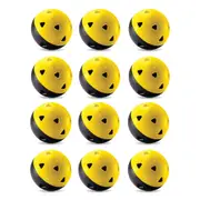 12pc SKLZ Impact Practice/Training Pop Back Golf Balls Strong/Durable YEL/BLK