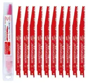 9 Inch Wood Pruning Reciprocating Saw Blades for Trees Wood Cutting 5TPI- 10 PK