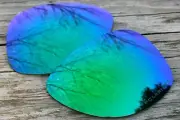 Green Blue Jade Emerald Polarized Mirrored Sunglass Lenses for Oakley Dispatch 2