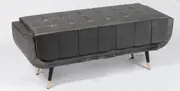 Handmade charcoal bed end bench/Entryway Bench 120cm length