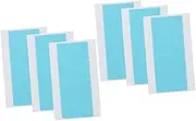 Mikinona 72 Pcs Double Sided Adhesive Hair Extension Toupee Tape Double Sided Wig Extensions Tape Seamless Hair Extention Tape Hair Color Remover Sticker Labels Tape for Hair Extension Pu