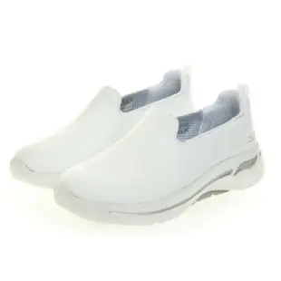 【SKECHERS】Go Walk Arch Fit 女 健走鞋 步行 休閒 支撐 寬楦 白(124414WWHT)