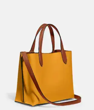 COACH 專櫃 雙色托特包 Willow Tote 24 In Colorblock