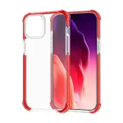 For iPhone 15 Plus Case, Shielding Airbag Cover, Red