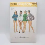 Simplicity 5746 Misses' Long Sleeve Knit Bodysuit Sewing Pattern Size 12 Uncut