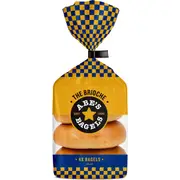Abe's Bagels Brioche Bagels 4 pack