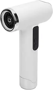 Cordless Hair Dryer, 100000rpm 200W Portable Hair Blower Dryer for Women Men, High Speed USB Rechargeable Quiet Blow Dryer for Dormitory Travel Home (White)