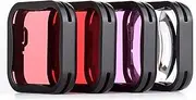 YALLSAME Dive Filter for GoPro 7 6 5 Super Suit Dive Housing Case Filters Set 4-Pack (Color Red, Magenta, Snorkeling Pink, Macro Filter) Underwater Photography Accessories for GoPro Hero 5 6 7 Black
