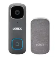 Lorex 1080P Wired Video Doorbell with Wi-Fi Chime Kit and 32GB SD Card
