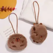 Lovely Cartoon Capybara Plush Keychain Cute Toy Plush Stuffed Guinea Pig Pend_$d