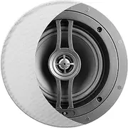 OSD Audio R62SM Performance Weather Resistant Shallow Mount in-Ceiling Speaker 2-Pieces, 6.5-Inch, Black