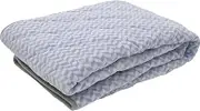 Romance Kosugi Romance Bedrock Bath Bed Pad Single (39.4 x 80.7 inches (100 x 205 cm)), Made in Japan, Blue