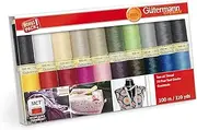 Gutermann Sew-All Polyester Thread Set 20 Spools-Basics -731015-1