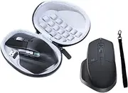 Case Bag Box Storage for Logi-tech MX Master 3S/2S / G502 X /G502 X Plus Wireless Mouse Organizer,Travel Protective Cover Carrying Case (Black)