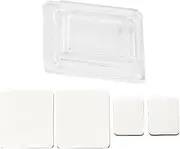 Toll Tag Holder - Car Toll Pass Holder | Windshield Permit Holder, Removable Windshield Mount Bracket, Easy Slide Rail ETC Holder with 4 Double-Sided Adhesive Tapes for Parking Permits