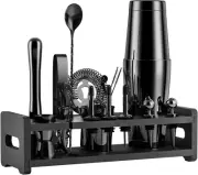 24-Piece Cocktail Shaker Set,Perfect Home Bartender Kit for Drink Mixing,Stainle