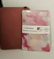 Pink MacBook Hard Shell Case Red Bag Sleeve Travel Set New Air 13" A1932 A2179