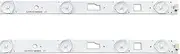 BGBLKLGPPN 2pieces/Set LED Backlight Strip Compatible with D32TS7202 Bar Light 32HR331M09A5 V1 Led Strip 1pcs=580MM 9Led Lamps TV Light Strip