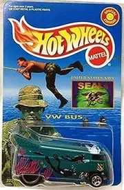 Hot Wheels - VW (Volkwagen) Bus - M&D Toys Limited Edition - U.S. Navy Seals theme and paint graphics [Special Edition]