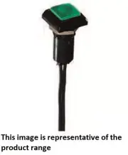 Apem PUSH BUTTON SWITCH 5A Momentary SPDT, Square Shape, Solder Terminal BLUE