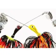 KAMIKAZE Quad Spin Arama Spinner Baits 10gr w plastic-2PkC