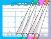 2026 Calendar 12 Months Student Calendar / Planner for 3-Ring Binder - v007
