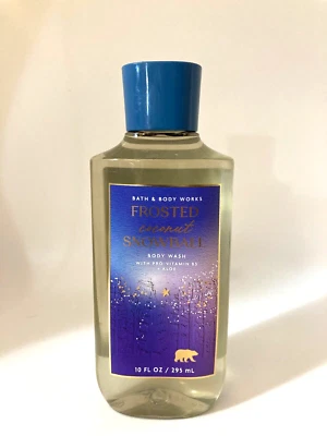 Bath & Body Works Frosted Coconut Snowball 2024 Shower Gel/Body Wash 10 oz NEW