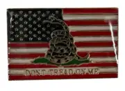 Pack of 50 USA Gadsden Don't Tread On Me Motorcycle Hat Cap lapel Pin