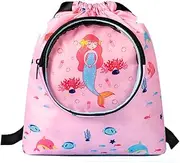 CAMSTIC Kid's Dry Wet Drawstring Swim Backpack for Swimmers