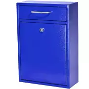 Mail Boss 7424 High Security Steel Locking Wall Mounted Mailbox Office Drop C...