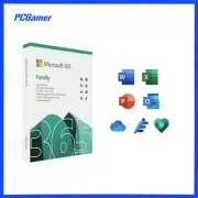 Microsoft 365 Family 2023 English APAC 1 Year Subscription Medialess for PC & Mc