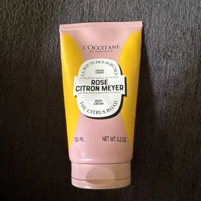 L’occitane Limited Edition Rose Citron Meyer Hand Cream. New In 5.2 Oz
